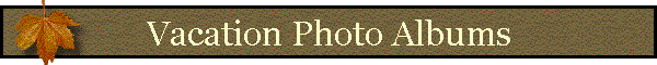Vacation Photo Albums